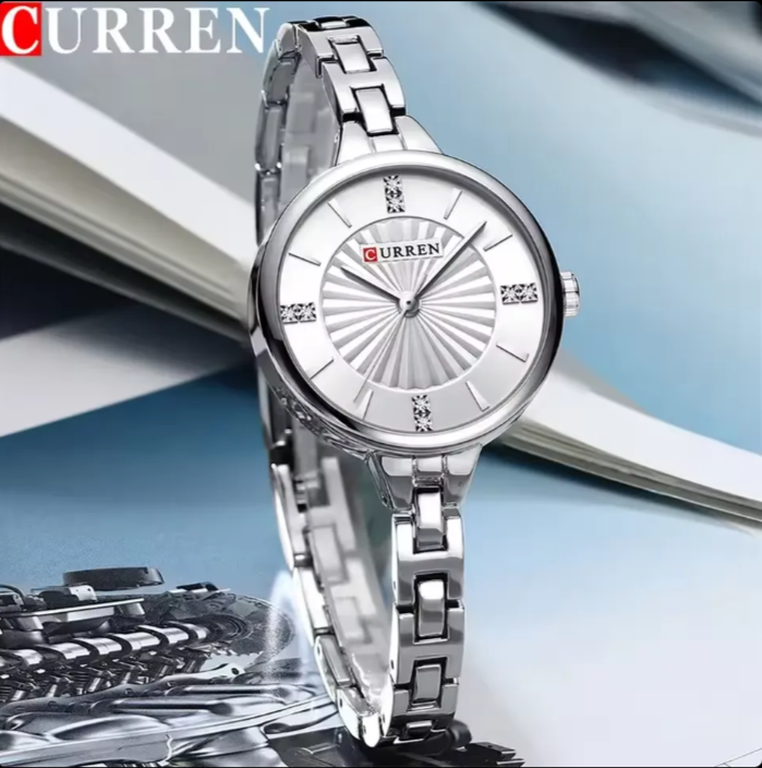 Curren 9097 CH For Women – Silver